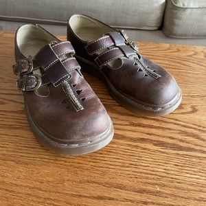 Vintage Doc Martens mary janes in brown